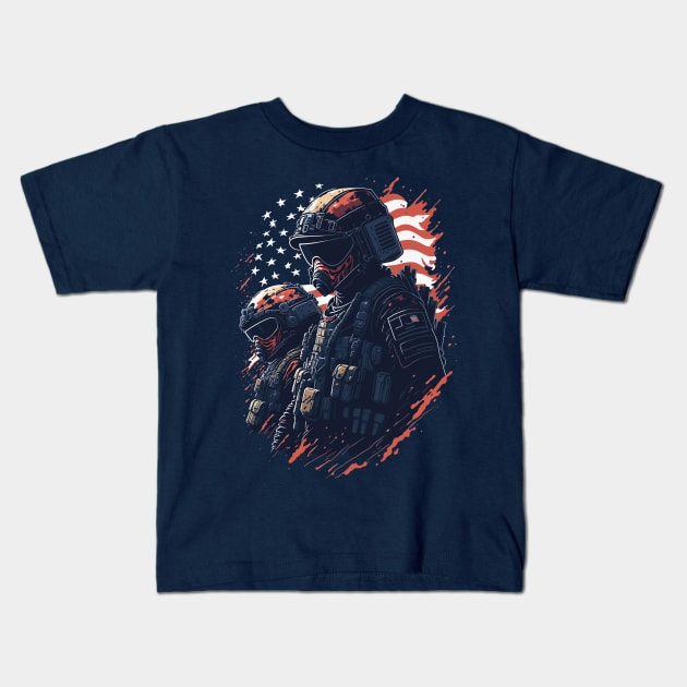 Flag Day Kids T-Shirt by By_Russso
